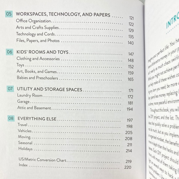 Organization Hacks Book by Carrie Higgins Paperback DIY - Picture 5 of 8